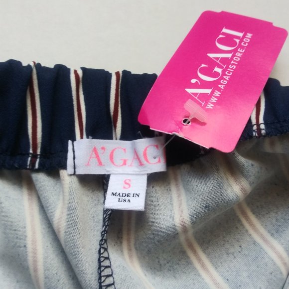 Agaci Stripe Pull- on shorts Size S - Picture 6 of 7